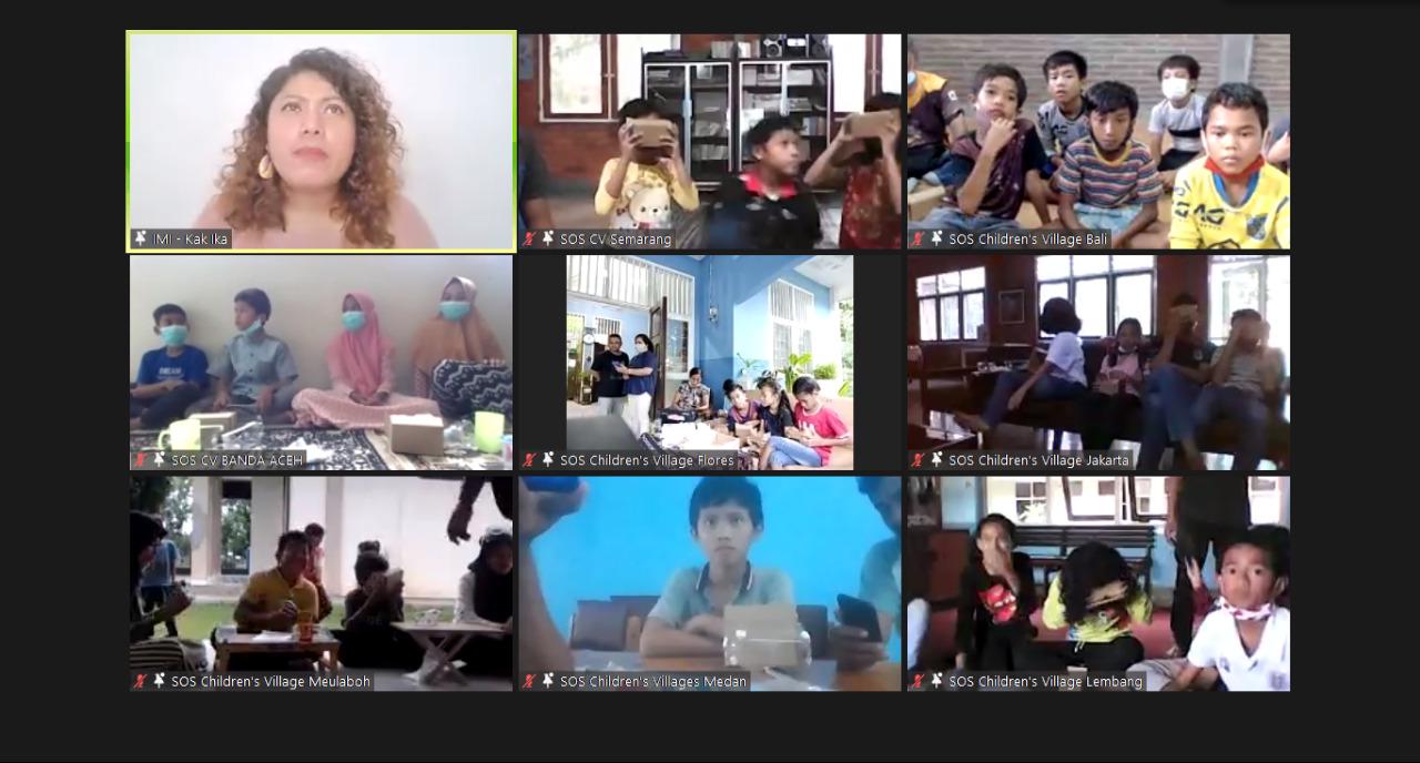 Kegiatan SPARK untuk mengasah ilmu sains anak-anak SOS di 8 lokasi Indonesia.