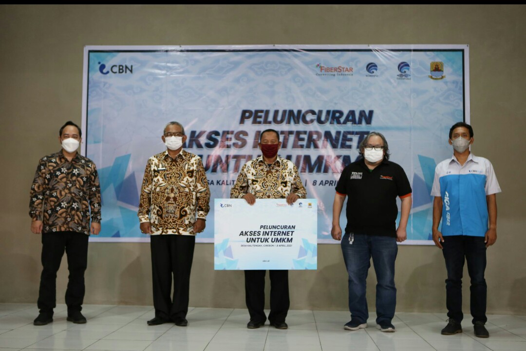 UMKM di Kalitengah Cirebon Dapat Bantuan Akses Internet