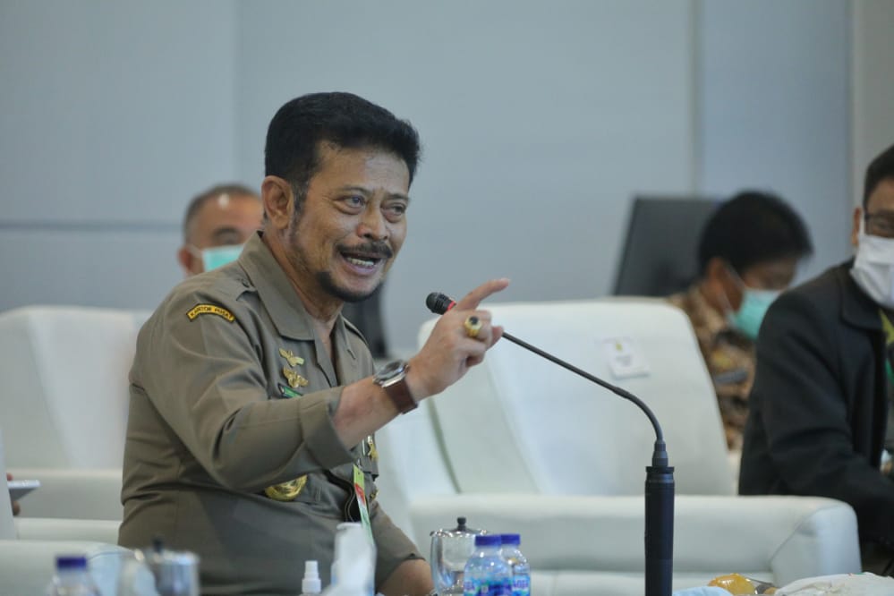 Mentan Syahrul Yasin Limpo mengatakan sangat bersyukur atas apresiasi penghargaan yang diterima oleh Kementan ini. 