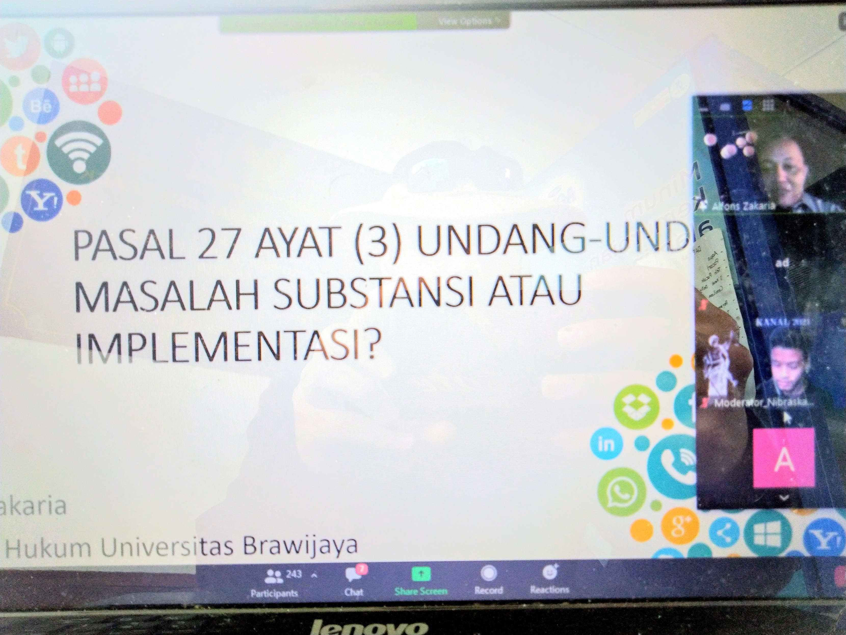 Diskusi perlunya revisi UU ITE