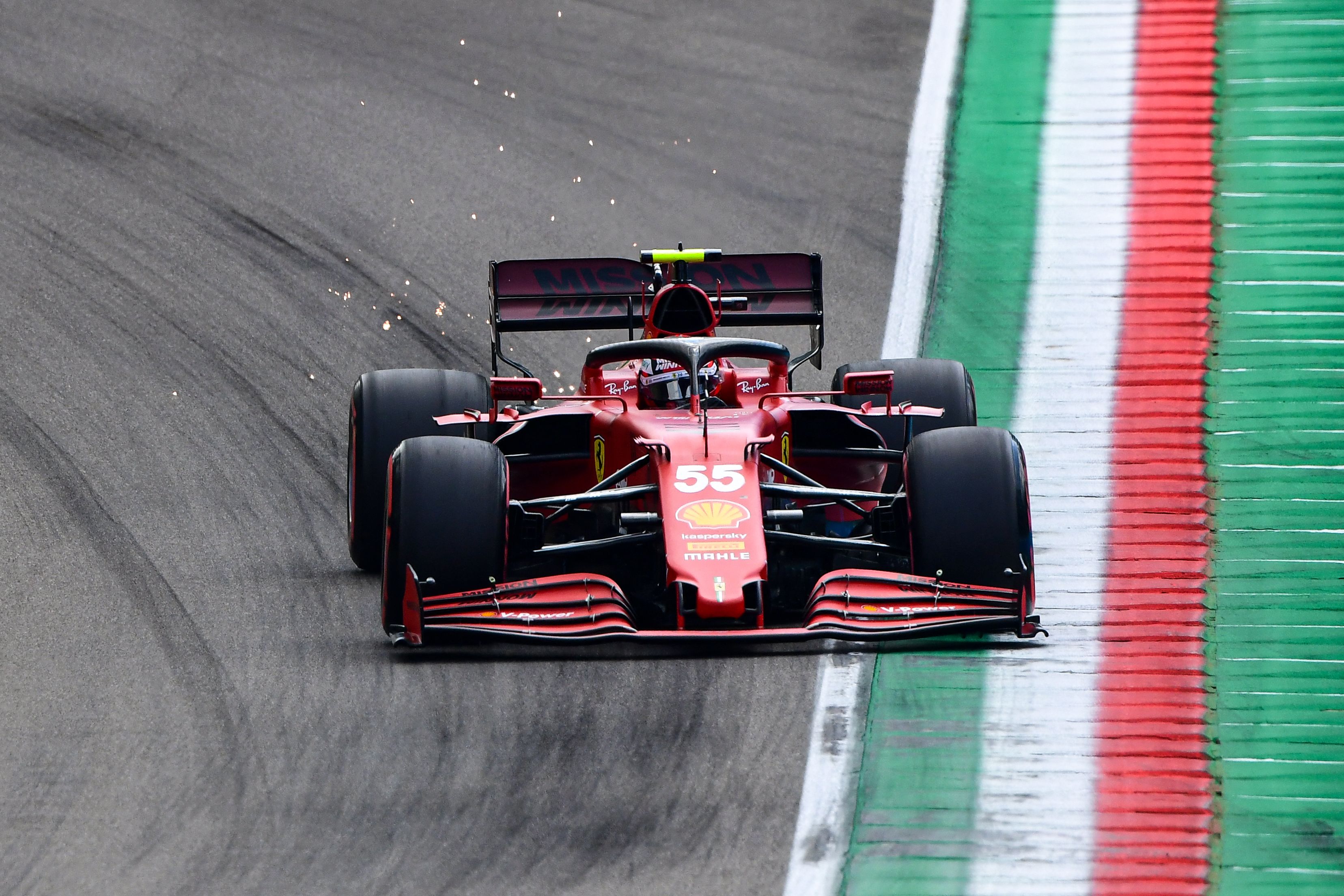 Pembalap Ferrari Carlos Sainz