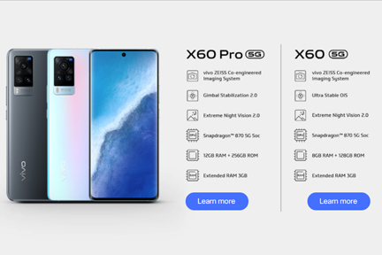  Vivo X60 tak Kalah Mewah dan Elegan dengan Lensa ZEISS