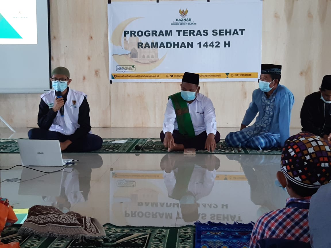 Kegiatan Teras Sehat Ramadhan di Pondok Pesantren Nurul Amanah Dolago, Kecamatan Parigi Selatan, Kabupaten Parigi Moutong, Sulawesi Tengah.
