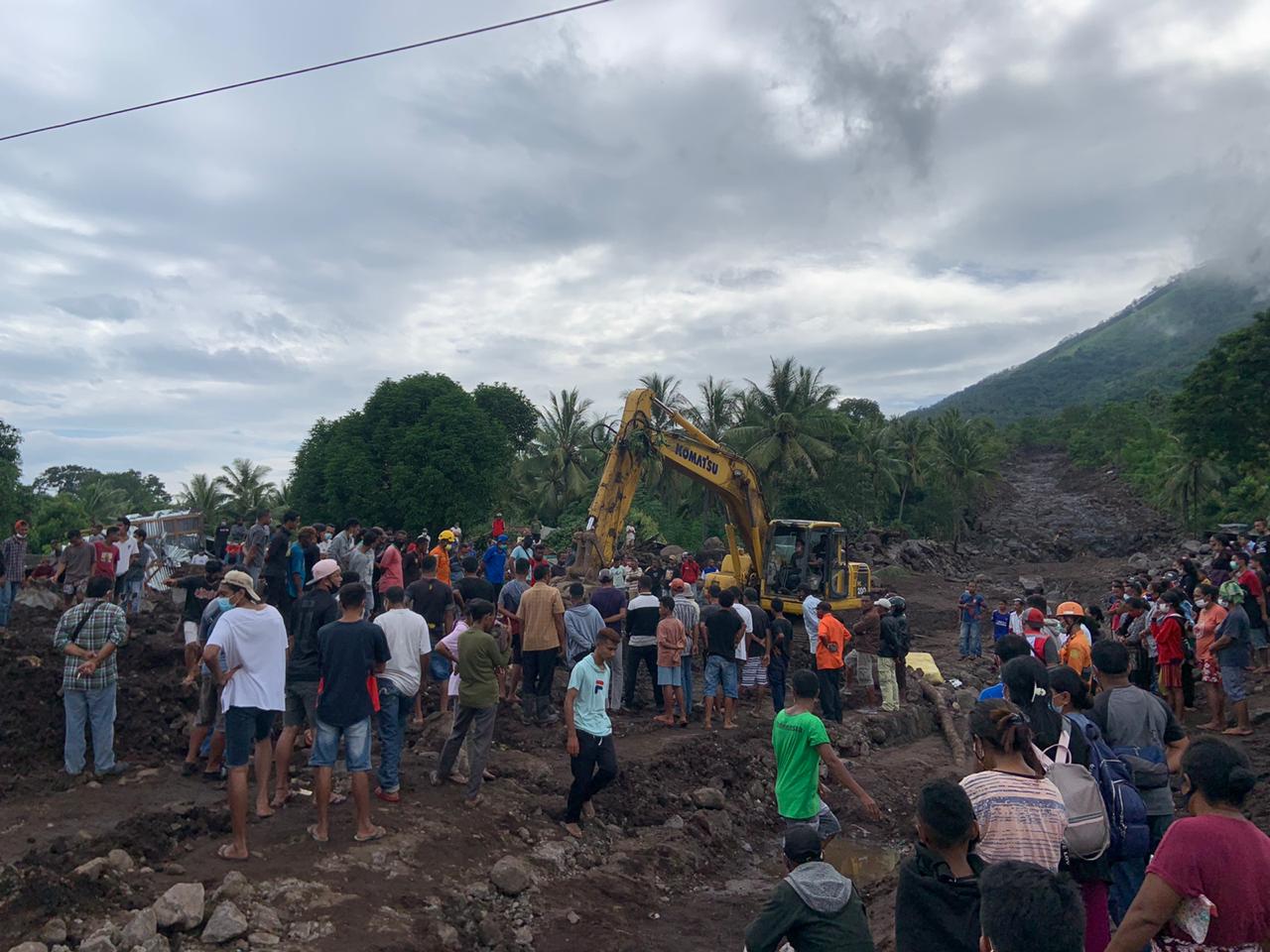 Pencarian Korban di Desa Nelelamadike Pulau Adonara hampir Selesai