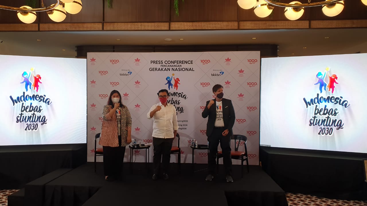 GABUNGAN Lembaga Swadaya Masyarakat (LSM) mencanangkan Indonesia bebas Stunting 2030.