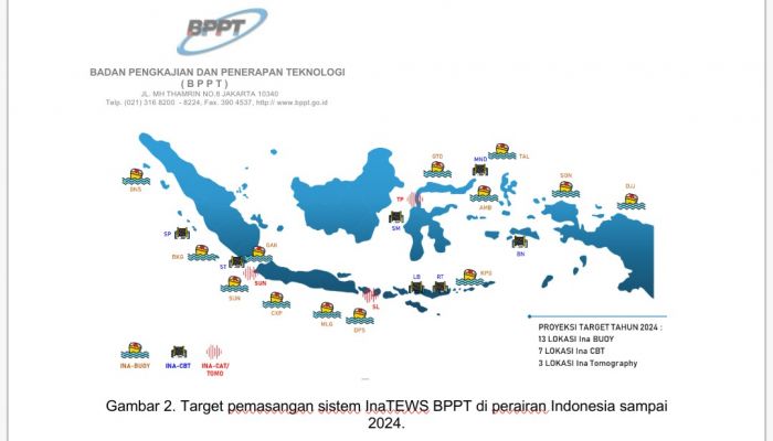 Pemasangan buoy tsunami generasi terbaru yang diprogramkan oleh BPPT  