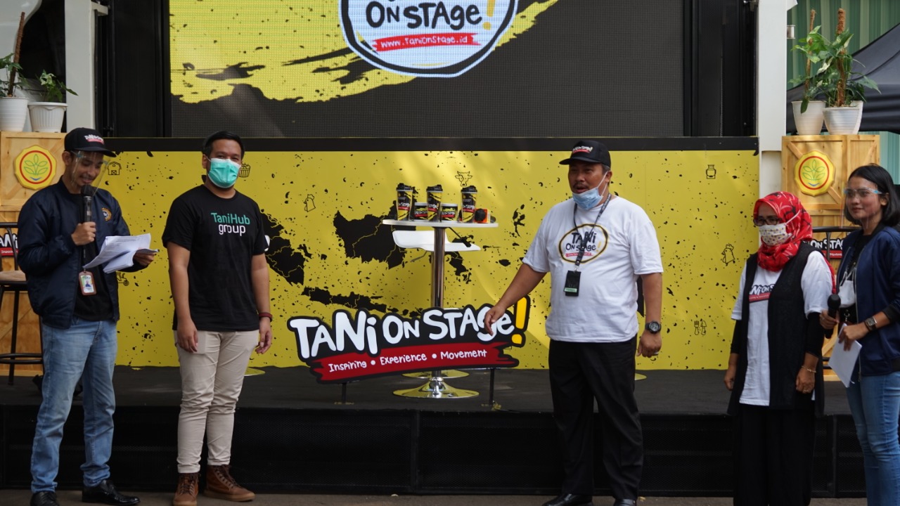 Kementerian Pertanian menyelenggarakan Tani on Stage (ToS) di Kantor Ditjen Hortikultura, Jakarta, Jumat (9/4). 