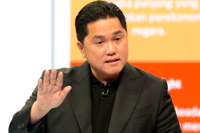 Menteri BUMN Erick Thohir.