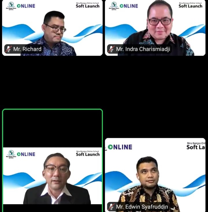Peluncuran sekolah daring Bina Bangsa School