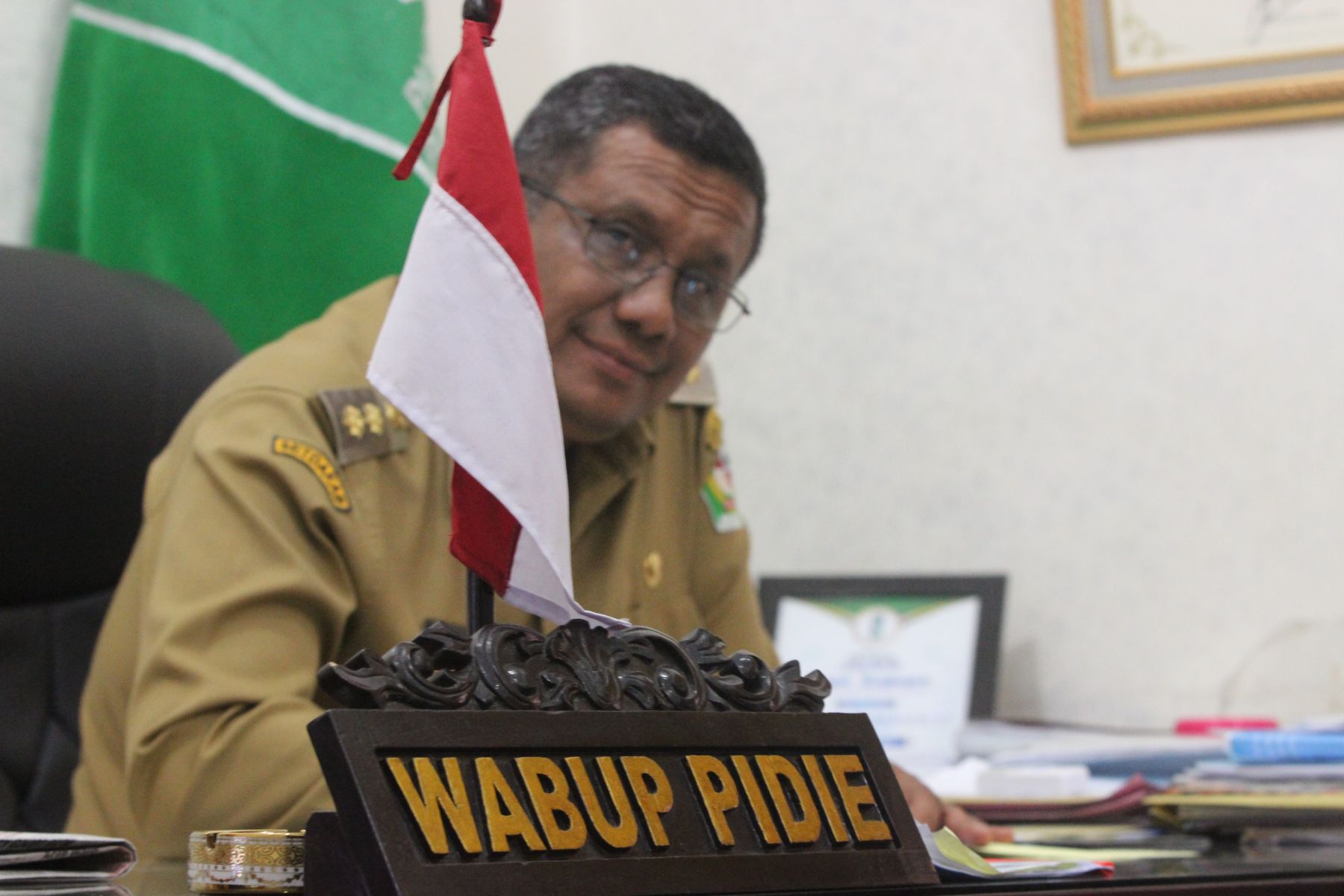 Wakil Bupati Pidie, Fadlullah TM Daud.