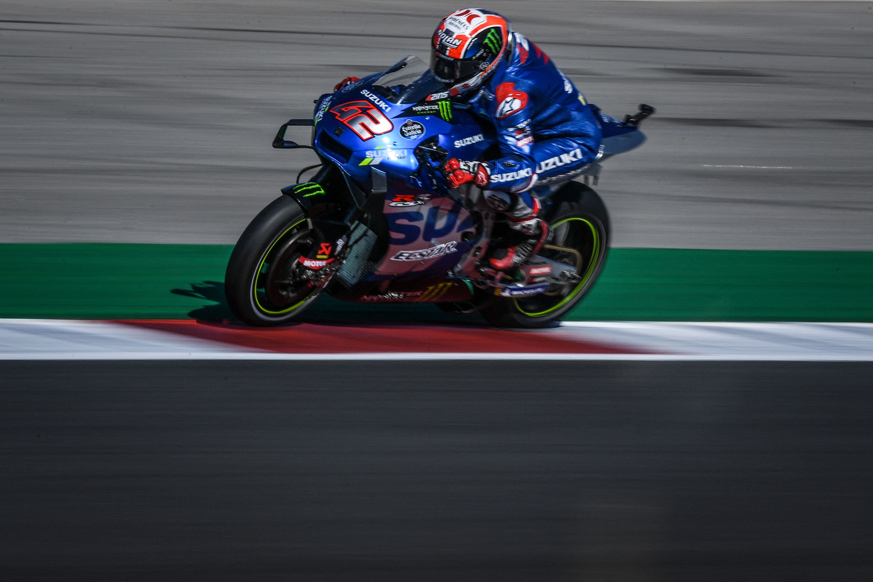 Pembalap Suzuki Ecstar Alex Rins