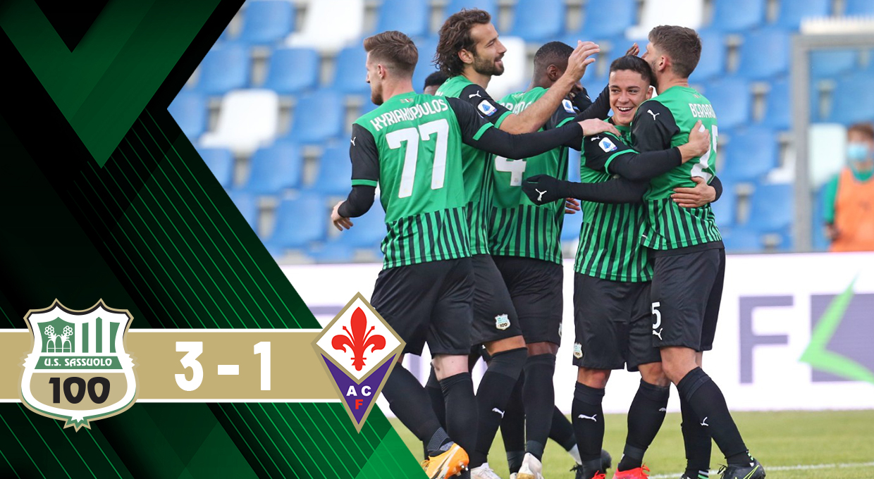 Sassuolo menang 3-1 atas Fiorentina di laga Serie A