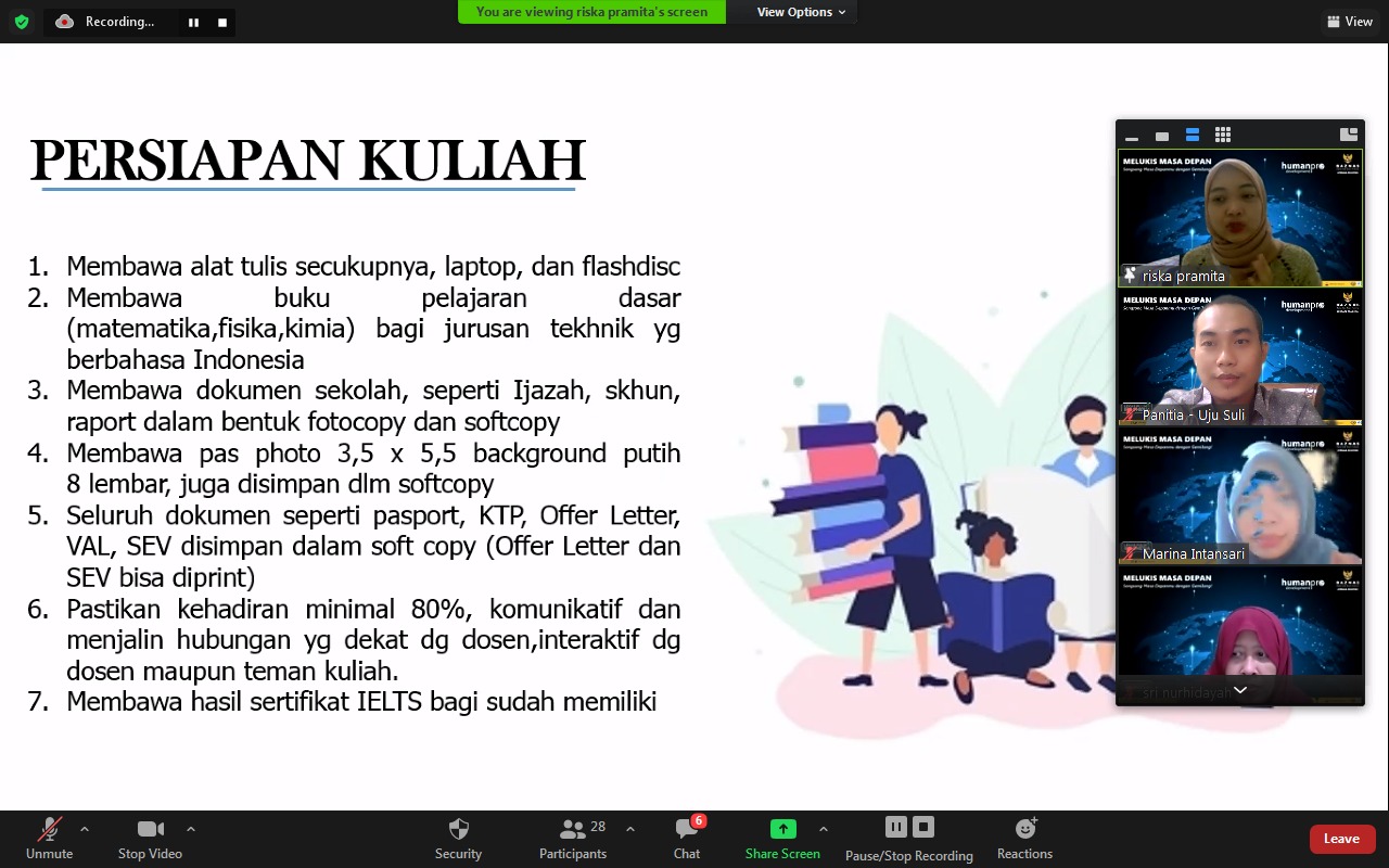 Baznas Gelar Pelatihan Melukis Masa Depan untuk Peserta Beasiswa