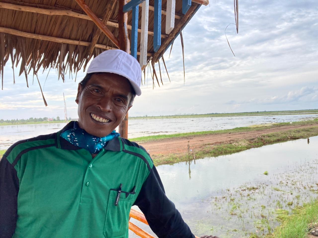 Tri Suparwanto, Ketua Gapoktan Bersama area Klaster 7 dan 8 Desa Dadahup.