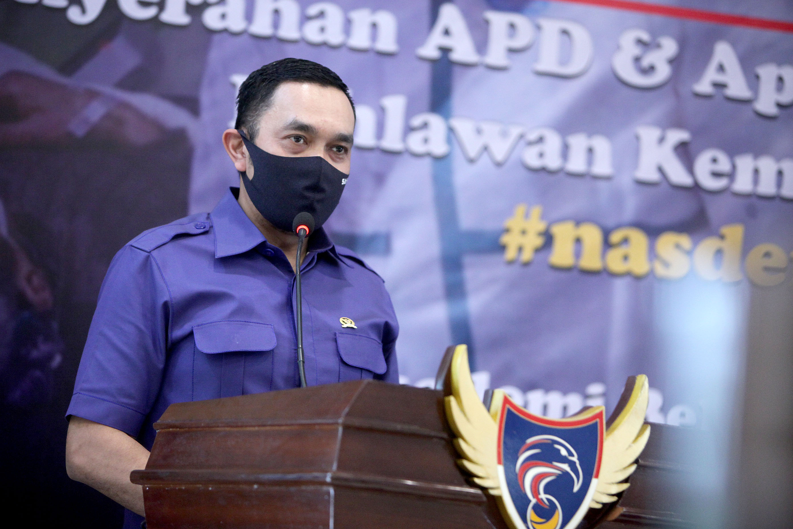 Wakil ketua Komisi III dari Fraksi Partai NasDem Ahmad Sahroni