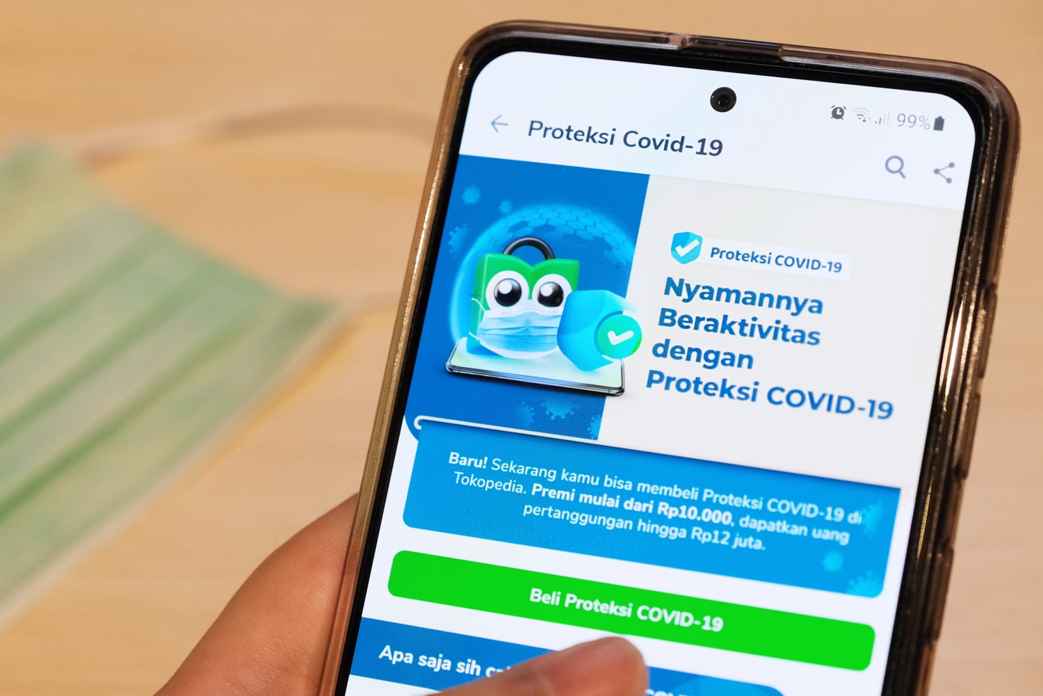 Fitur Proteksi COVID-19 di Tokopedia