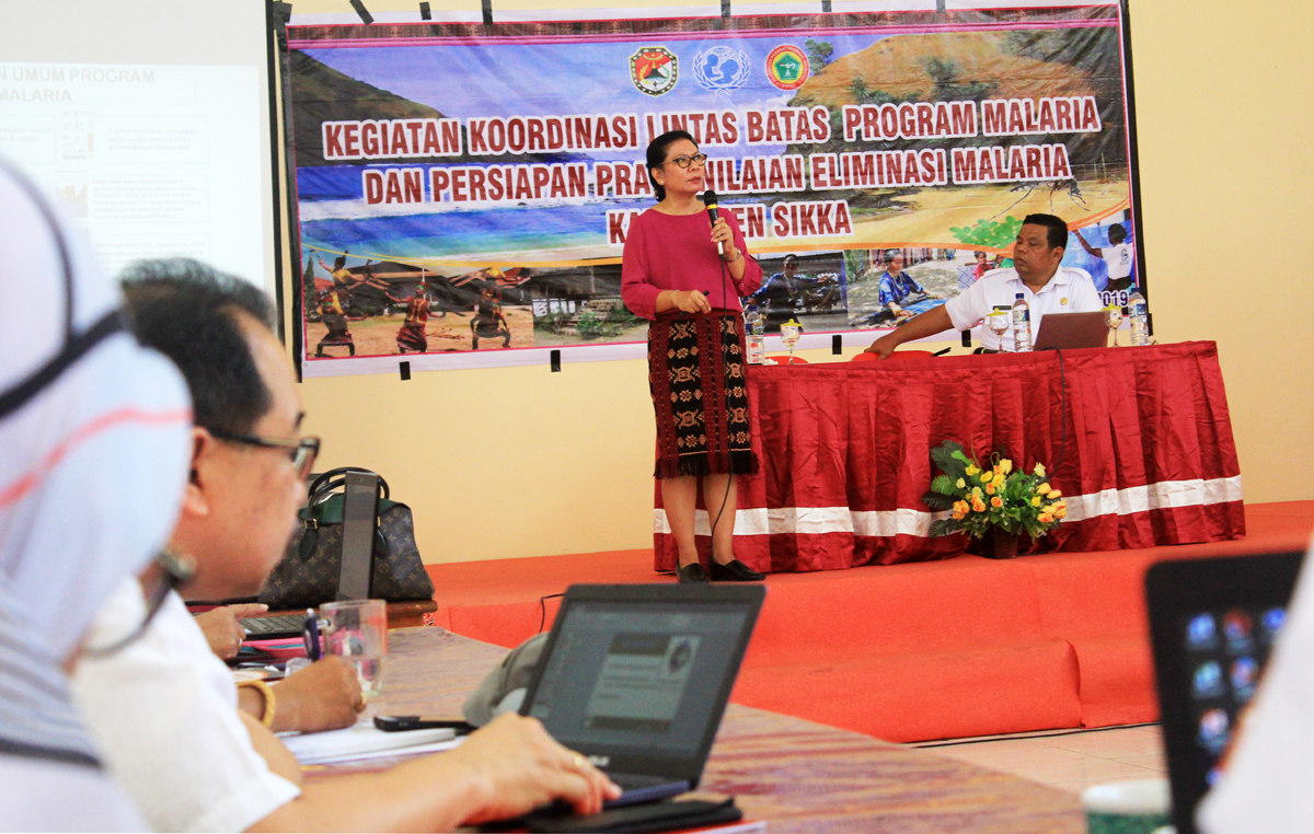 KOMITMEN ELIMINASI MALARIA:  Dinas Kesehatan NTT pada Rapat Koordinasi Lintas Batas Program Malaria. 