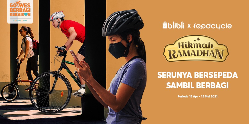 Program Gowes bervbagi kebaikan Blibli