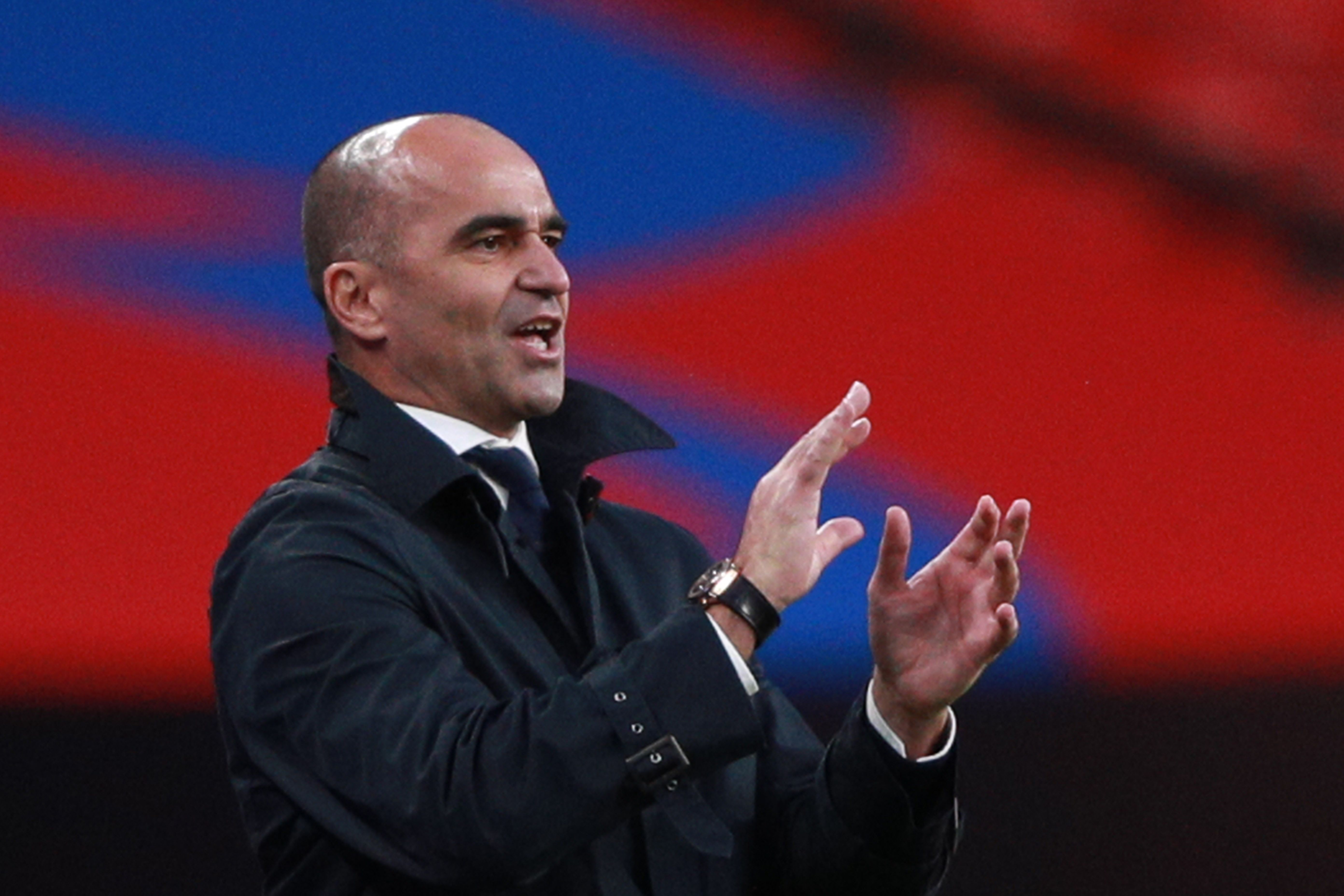 Pelatih timnas Belgia Roberto Martinez