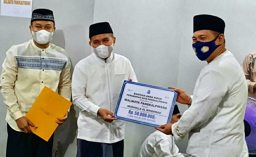 Bantuan untuk renovasi masjid di Rupbasan Pangkalpinang