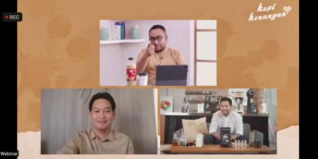 Acara webinar Kelas Kenangan. 