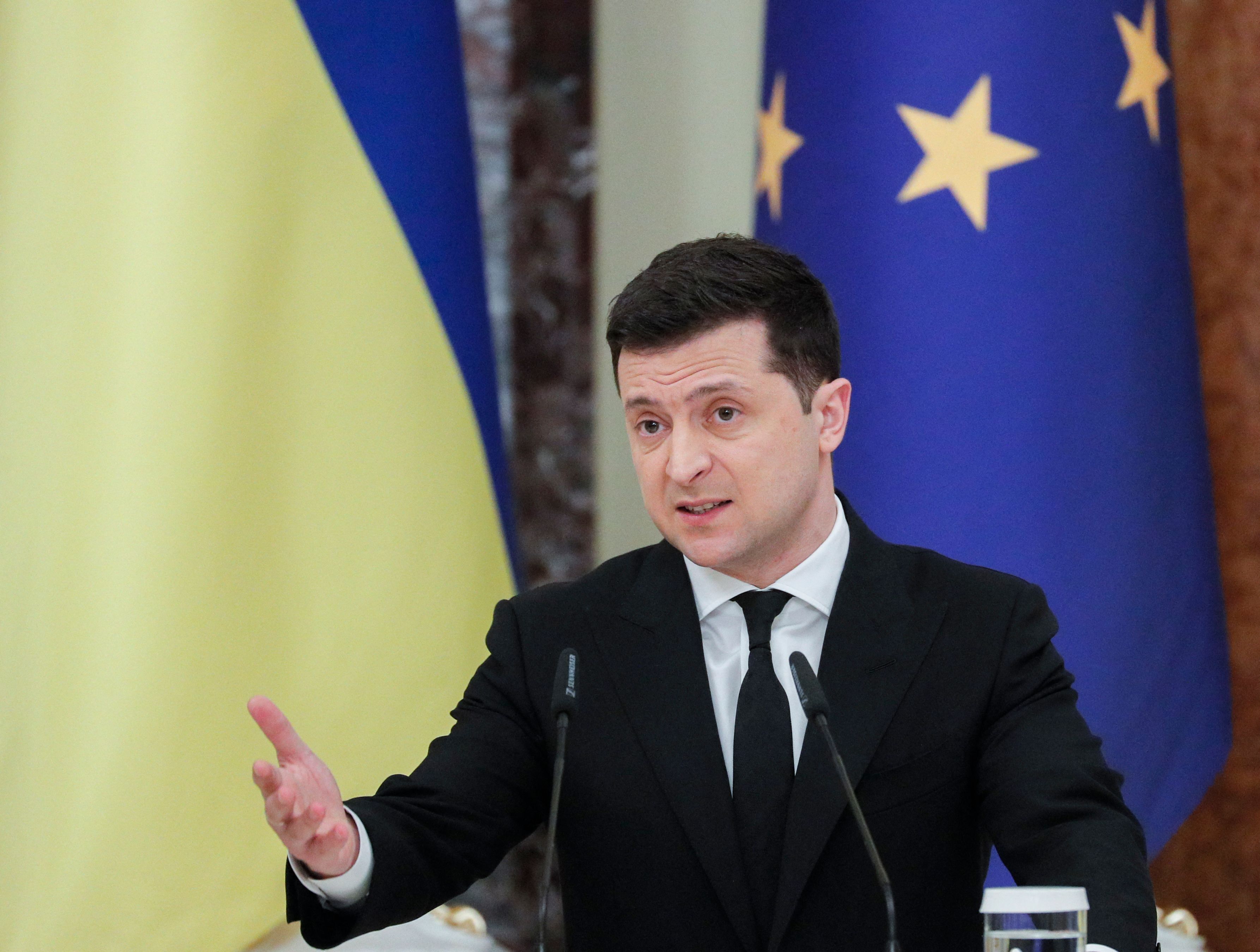Presiden Ukraina Volodymyr Zelensky