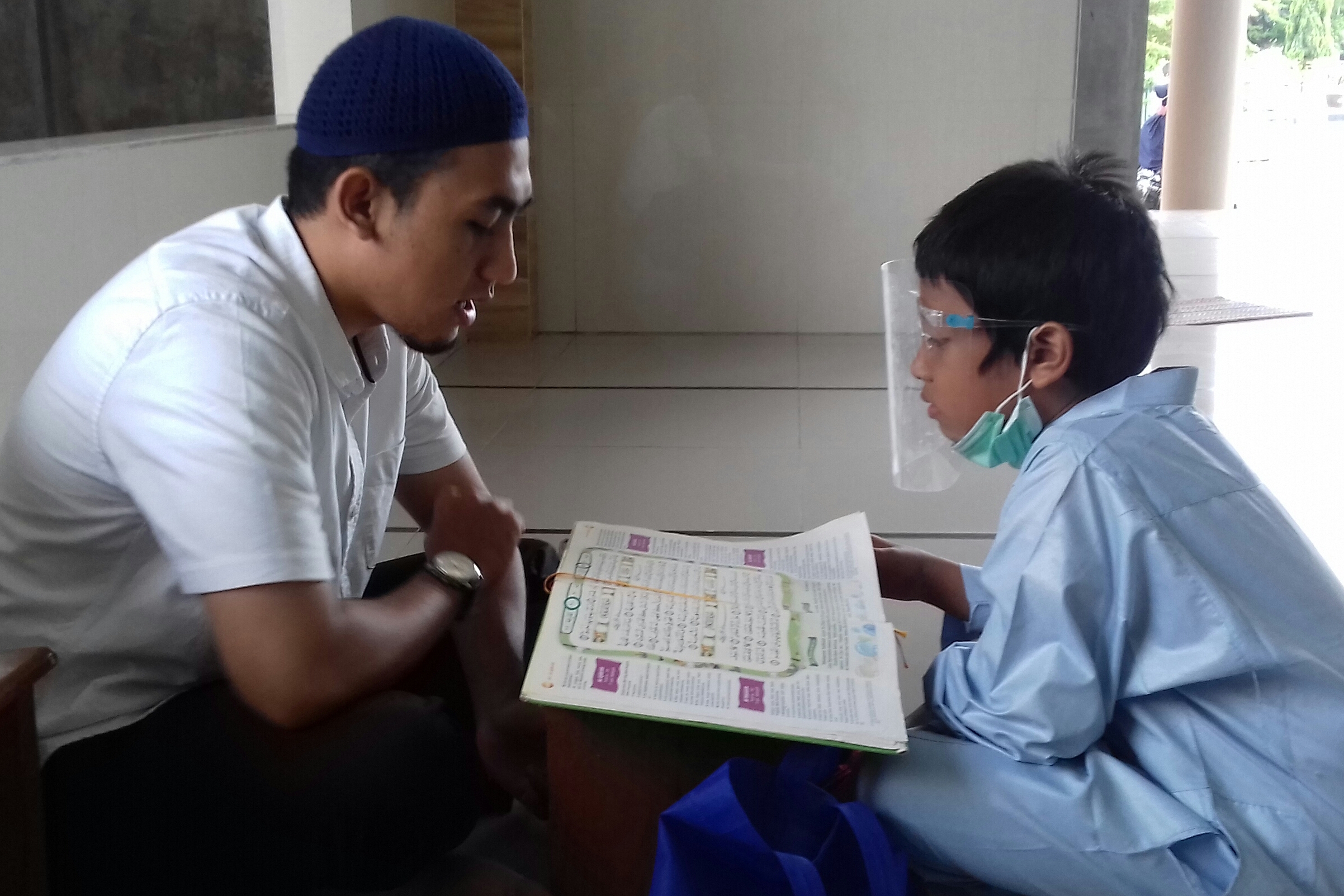 Kegiatan pengajian di Aceh selama Ramadan.