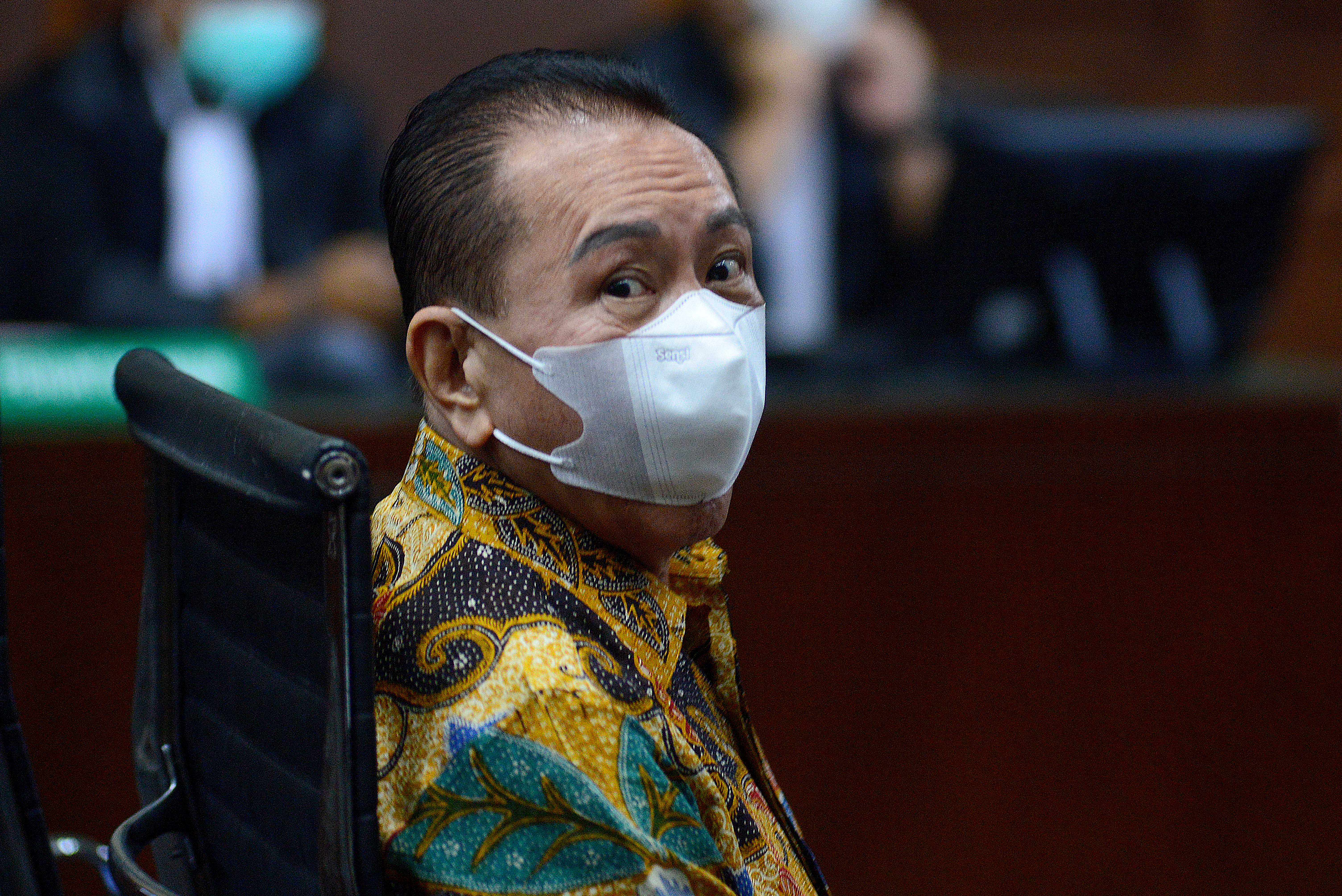 Terdakwa perkara suap kepada jaksa dan perwira tinggi Polri serta pemufakatan jahat Djoko Soegiarto Tjandra. 