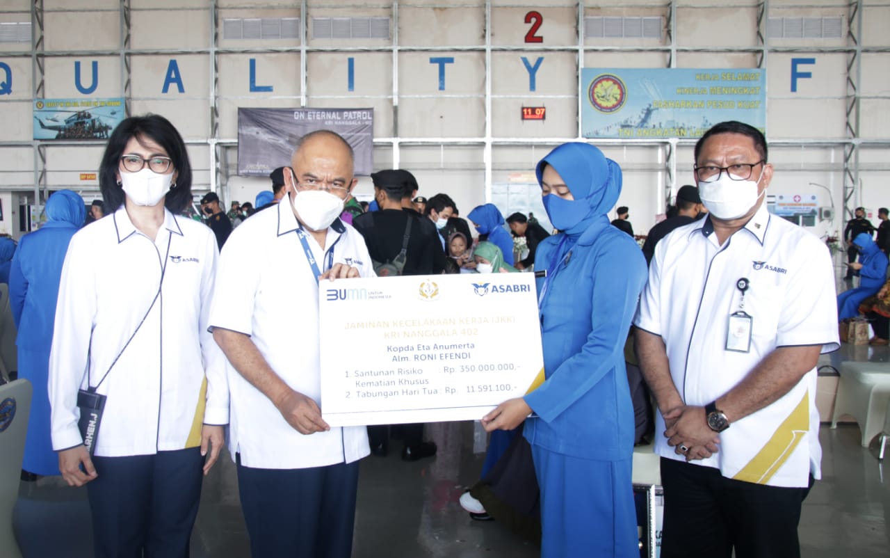 ASABRI Bayarkan Manfaat Asuransi JKK untuk Korban KRI Nanggala-402
