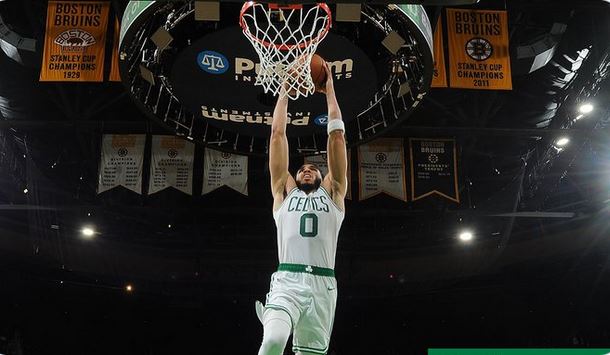 Pemain Boston Celtics Jayson Tatum