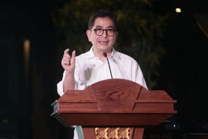 Calon Ketua Umum Kadin Arsjad Rasjid.