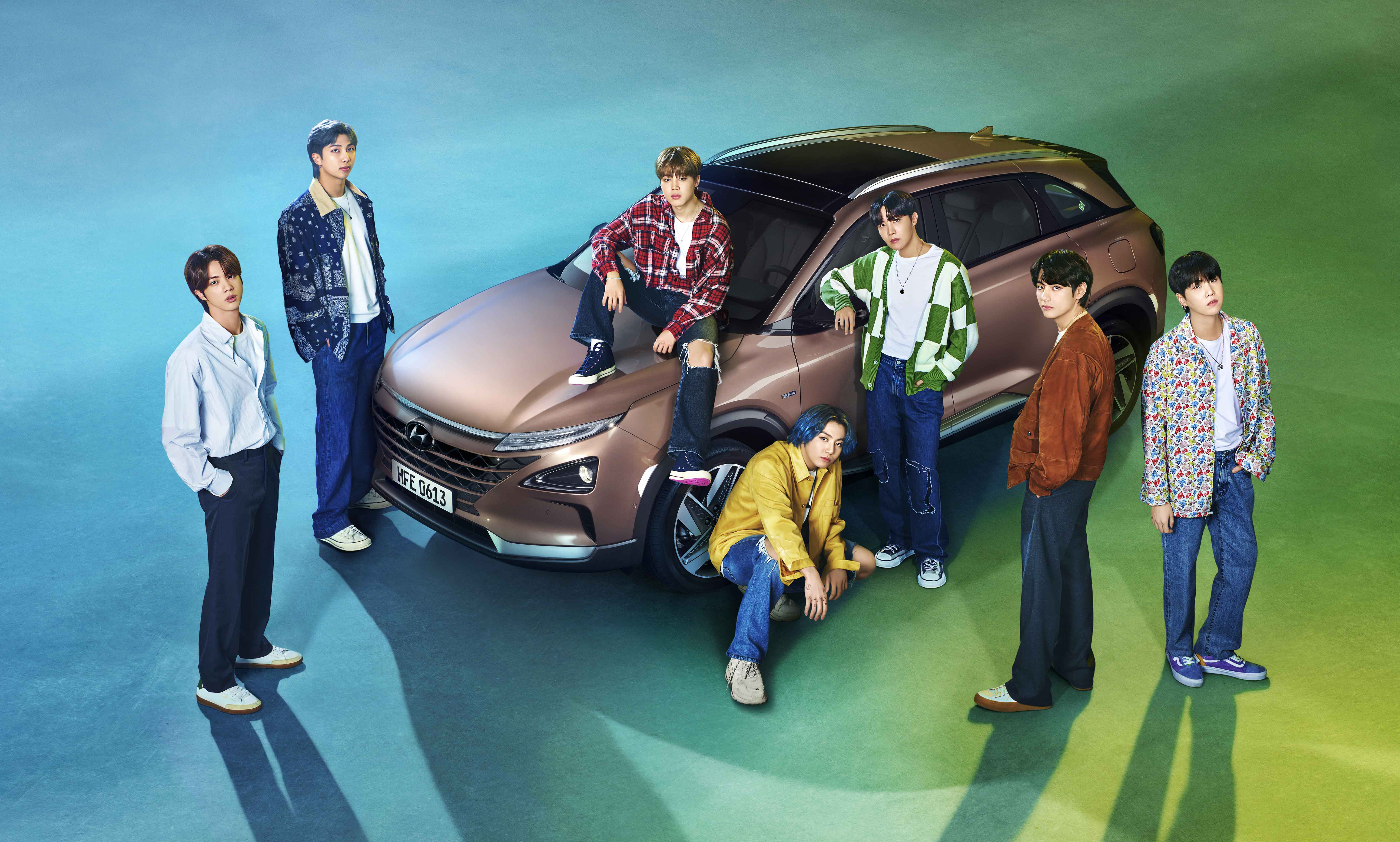 Hyundai Nexo bersama BTS 
