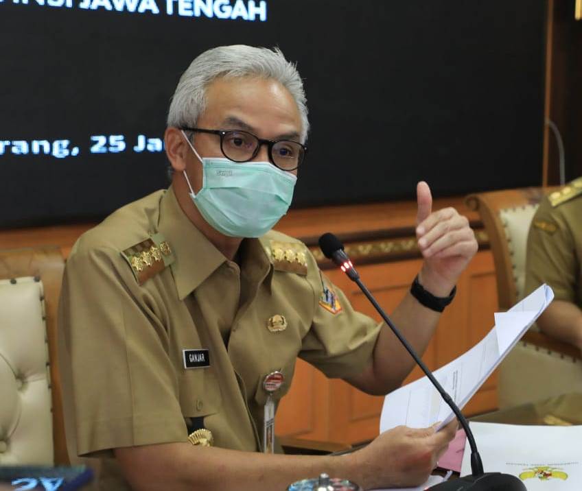 Gubernur Jawa Tengah Ganjar Pranowo menyampaikan duka mendalam atas bencana gempa di Malang.
