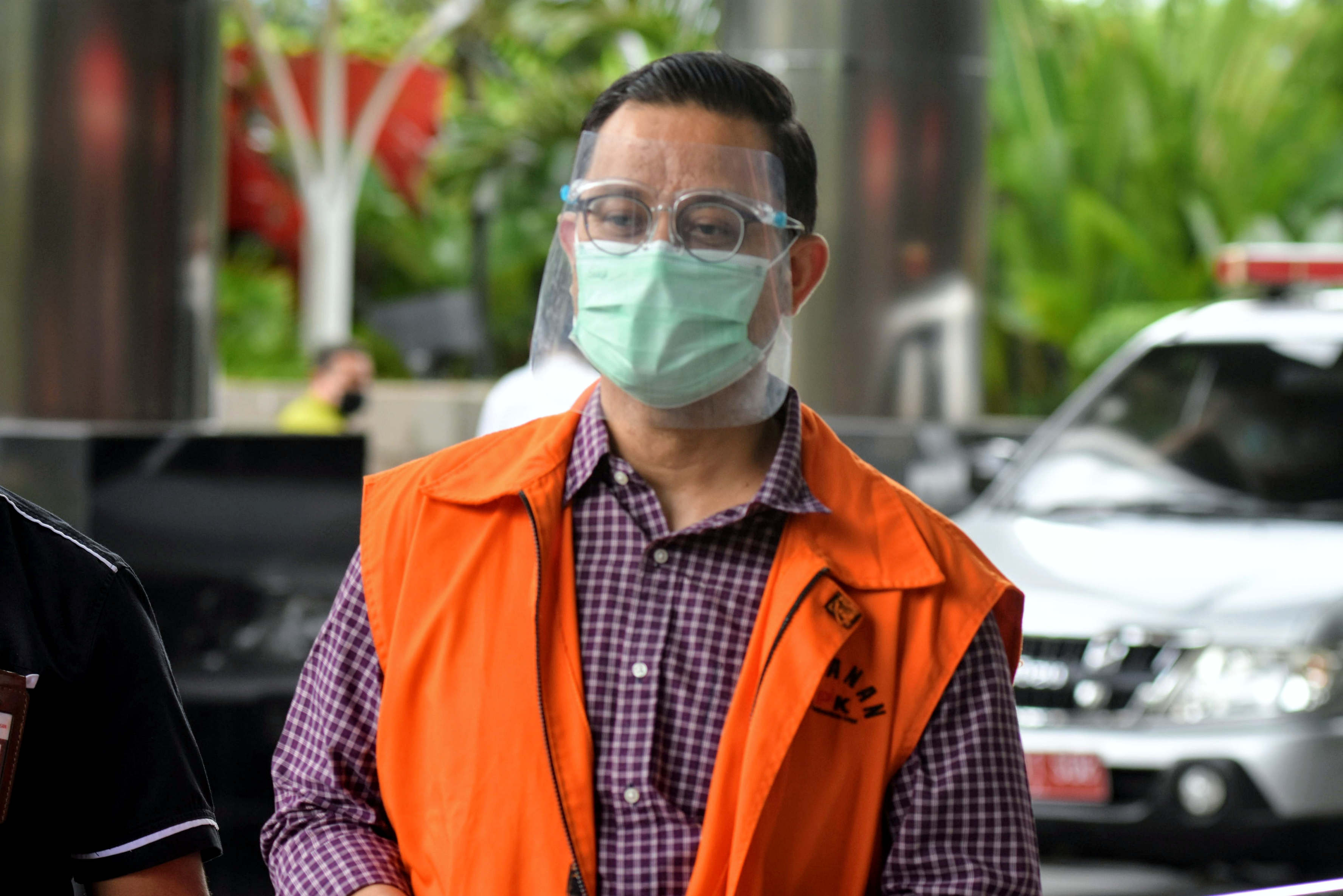 Tersangka mantan Menteri Sosial Juliari Peter Batubara (rompi tahanan), menjalani pemeriksaan, di Gedung KPK Merah Putih, Jakarta.,