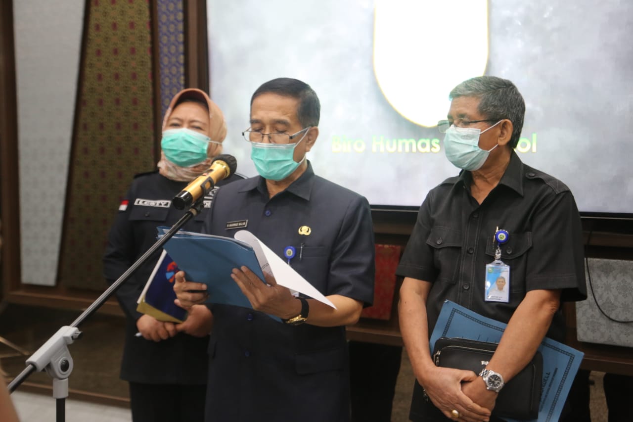 Plh Asisten I Bidang Pemerintahan dan Kesejahteraan Rakyat Setda Sumsel, Akhmad Najib.