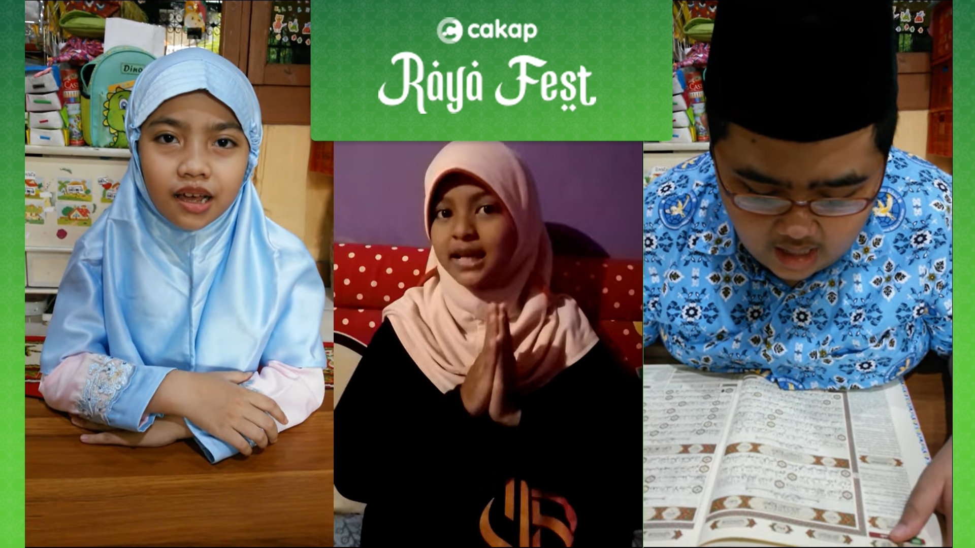 Lomba mengaji dalam Cakap Raya Fest