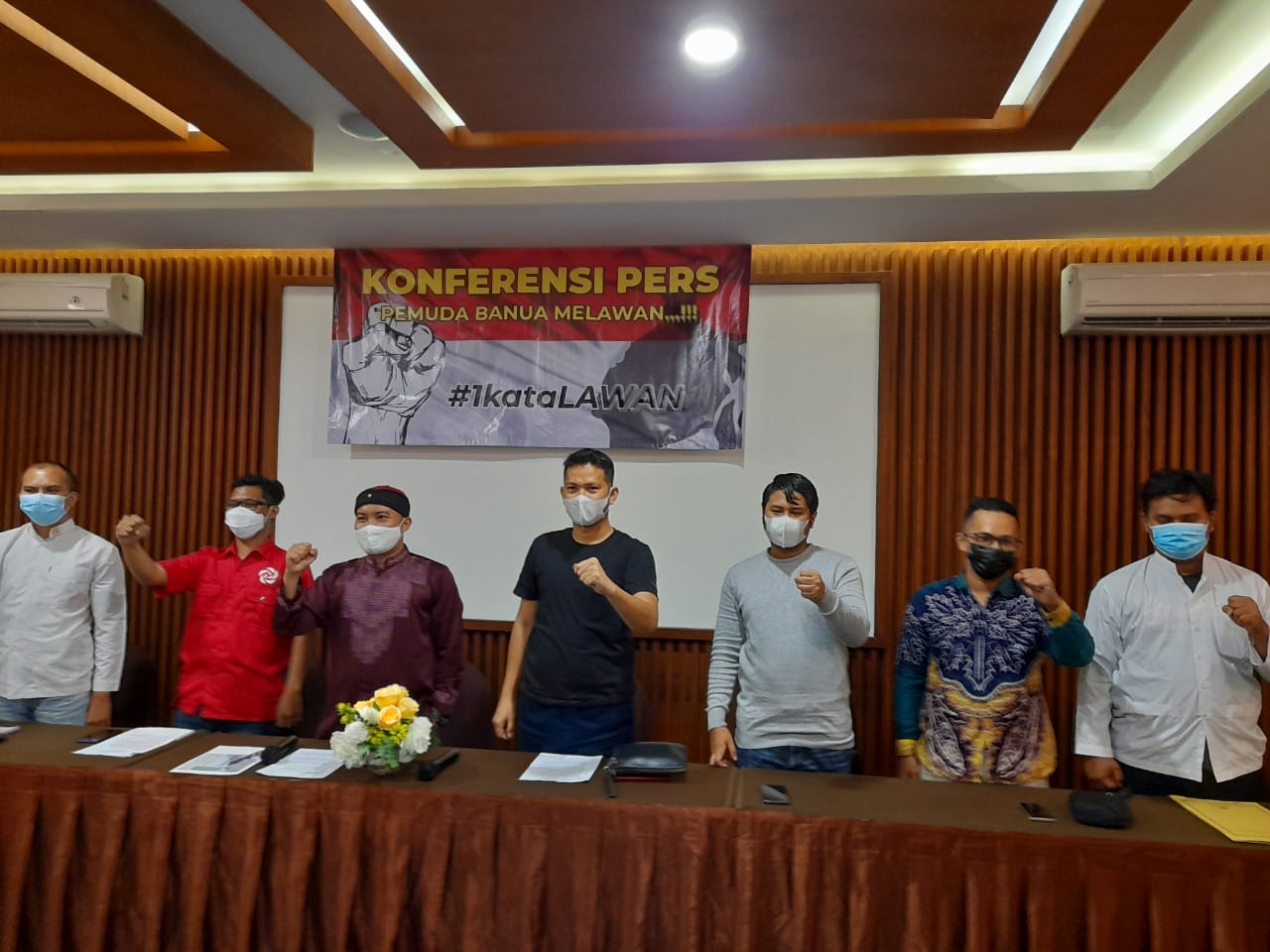 Forum Pemuda Banua Bersatu Serukan PSU damai.
