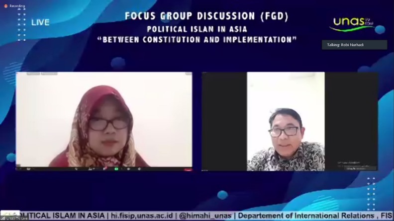 Dosen Prodi Hubungan Internasional FISIP Unas, Dr. Robi Nurhadi.