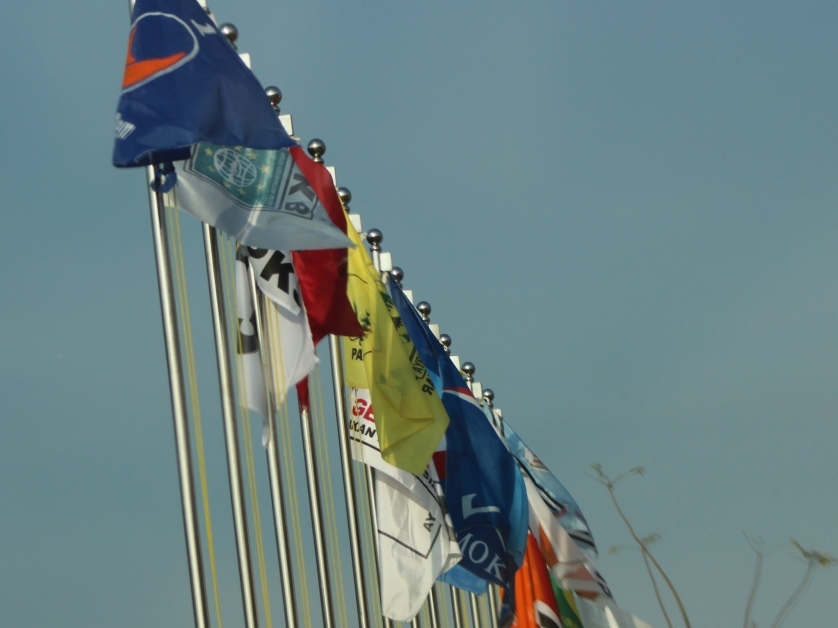 Bendera partai politik.