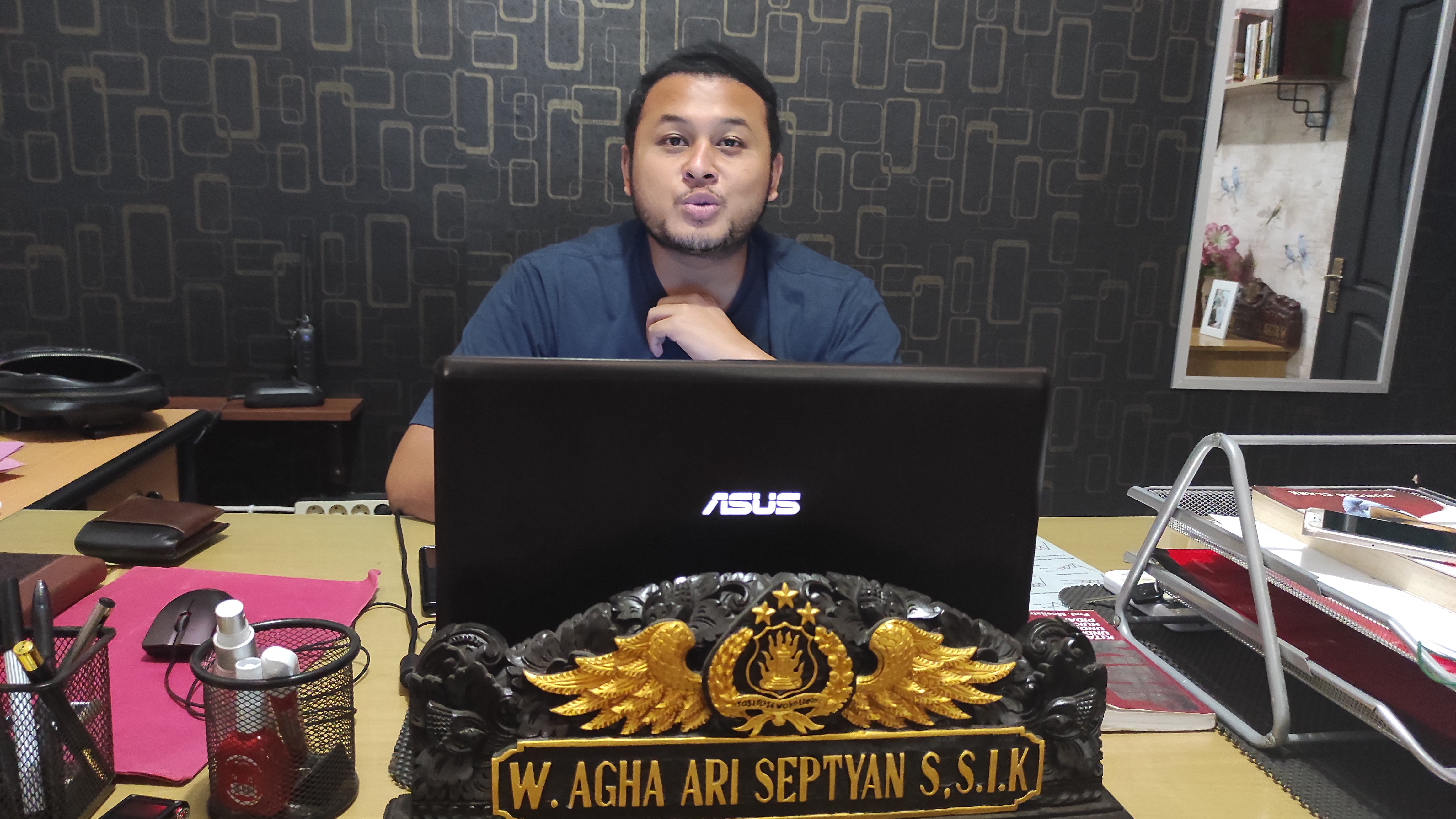 Kasat Reskrim Polres Sikka, Iptu Wahyu Agha Ari Septyan.