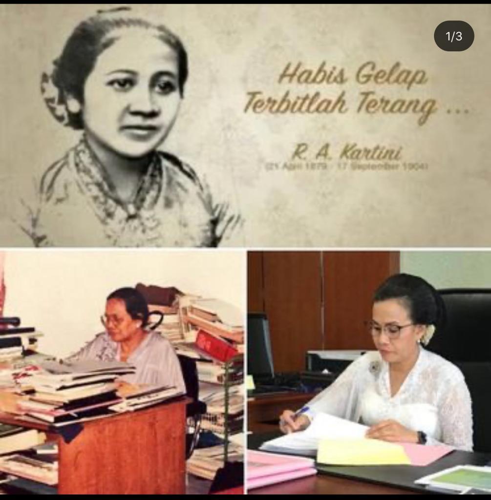 Kolase foto yang diunggah Menteri Keuangan Sri Mulyani