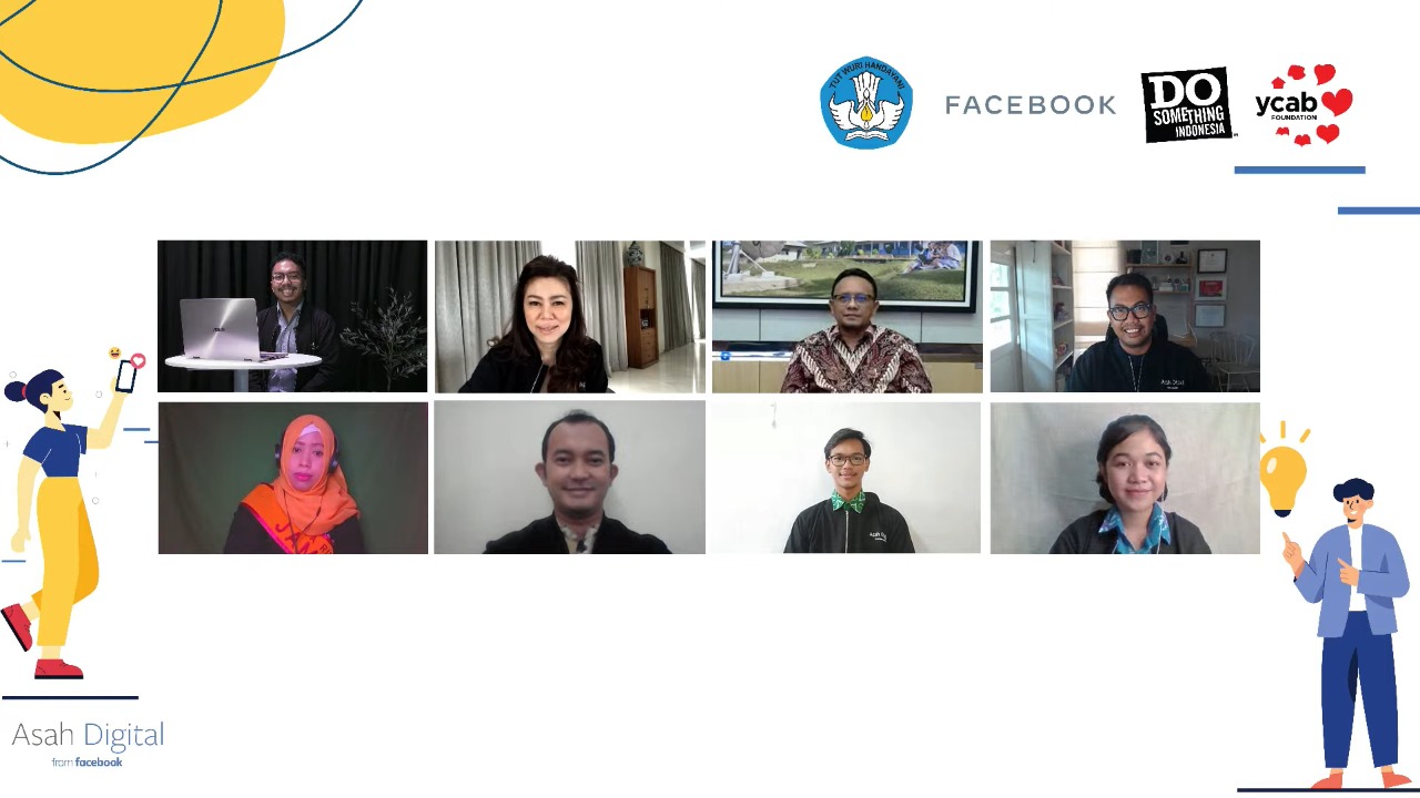 Webinar Asah Digital yang diselenggarakan Rabu (21/4/2021).