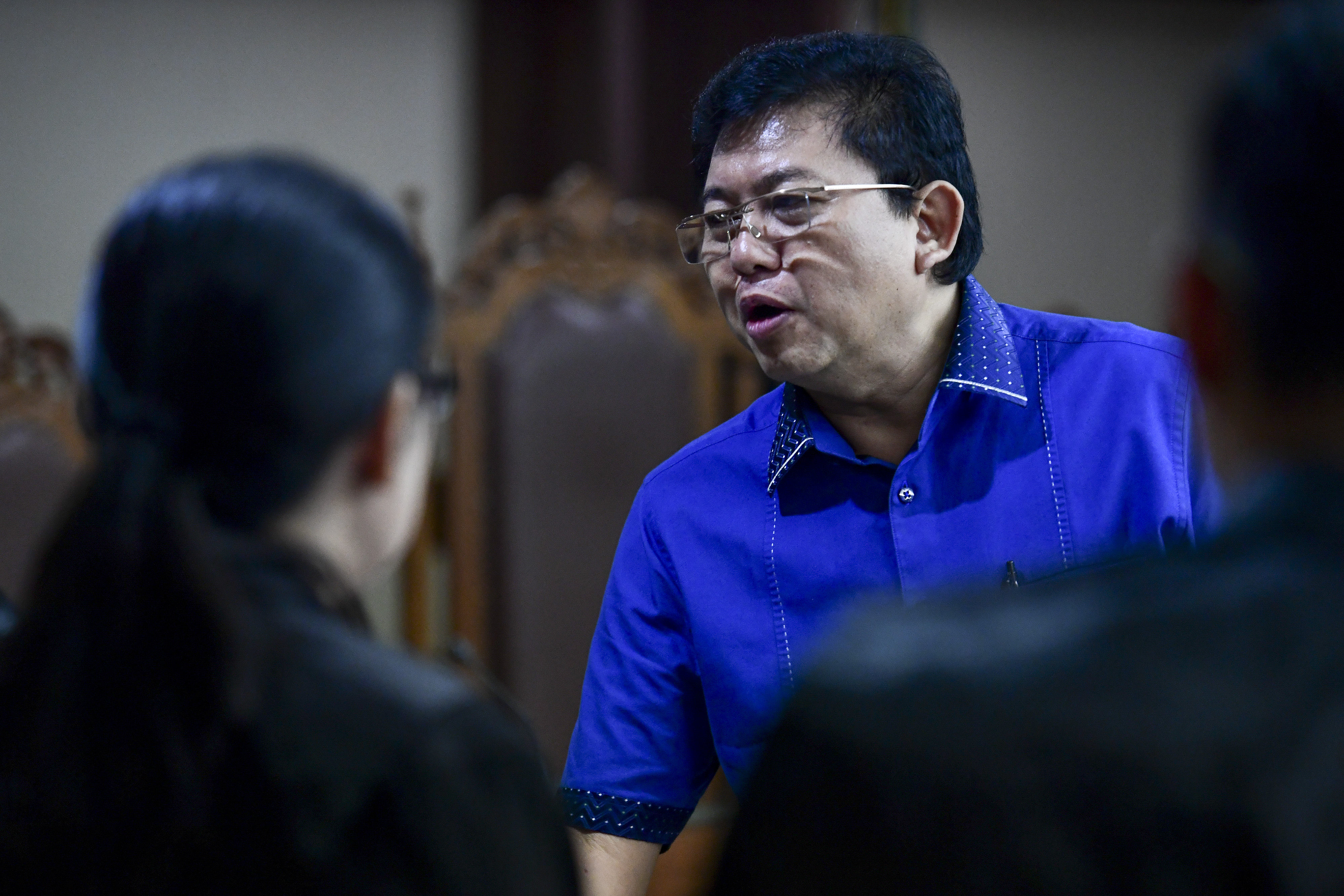 Terpidana kasus perintangan penyidikan kasus korupsi Lucas, SH,CN.