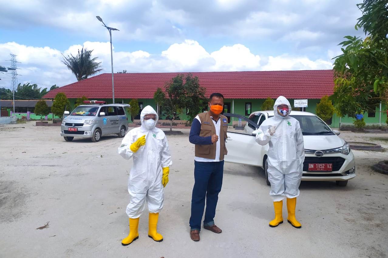 Sebanyak 45 warga positif  covid-19 di Desa Bencah, Bangka Selatan. Pemdes setempat melakukan karantina wilayah.