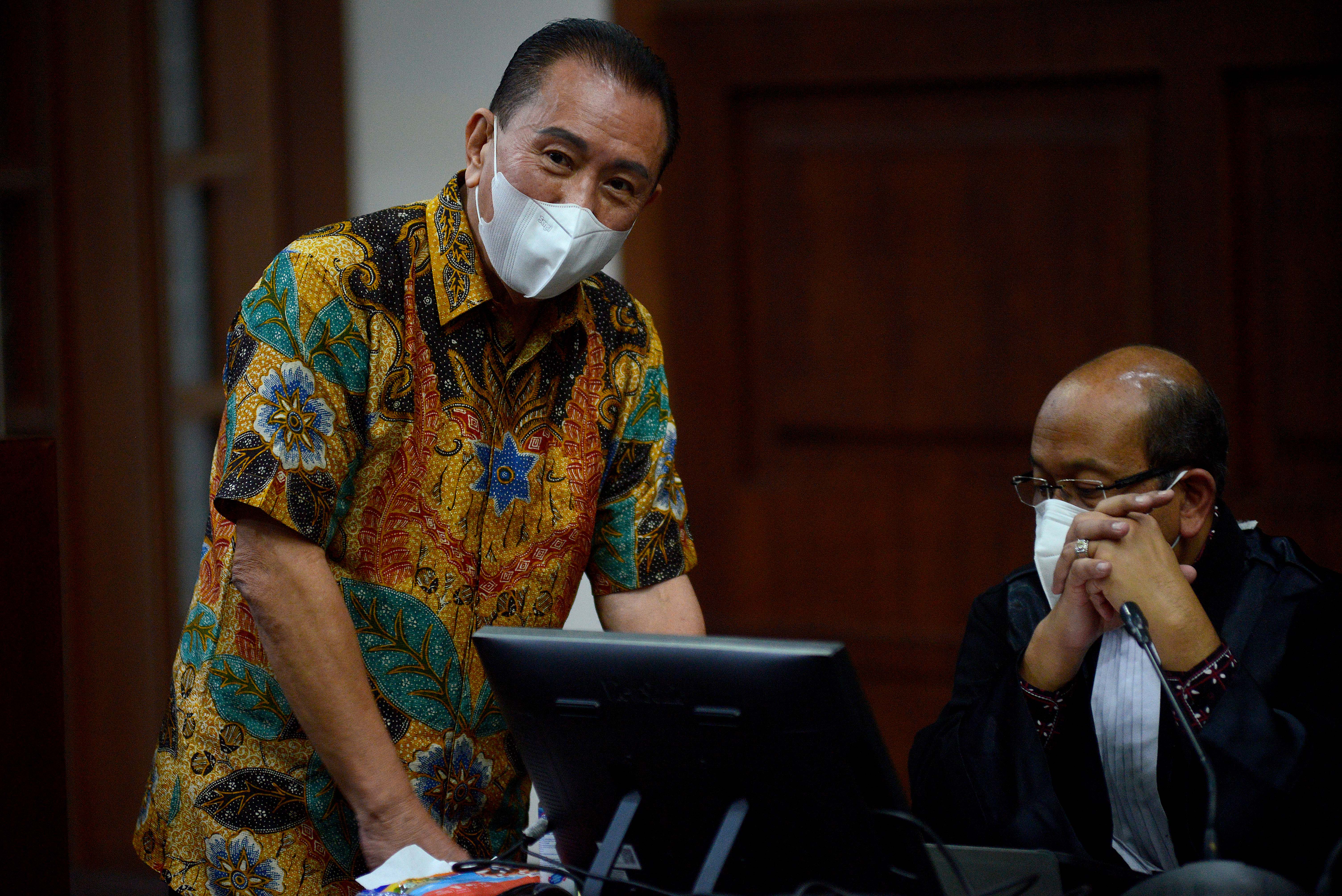  Terdakwa perkara suap kepada jaksa dan perwira tinggi Polri serta pemufakatan jahat Djoko Soegiarto Tjandra