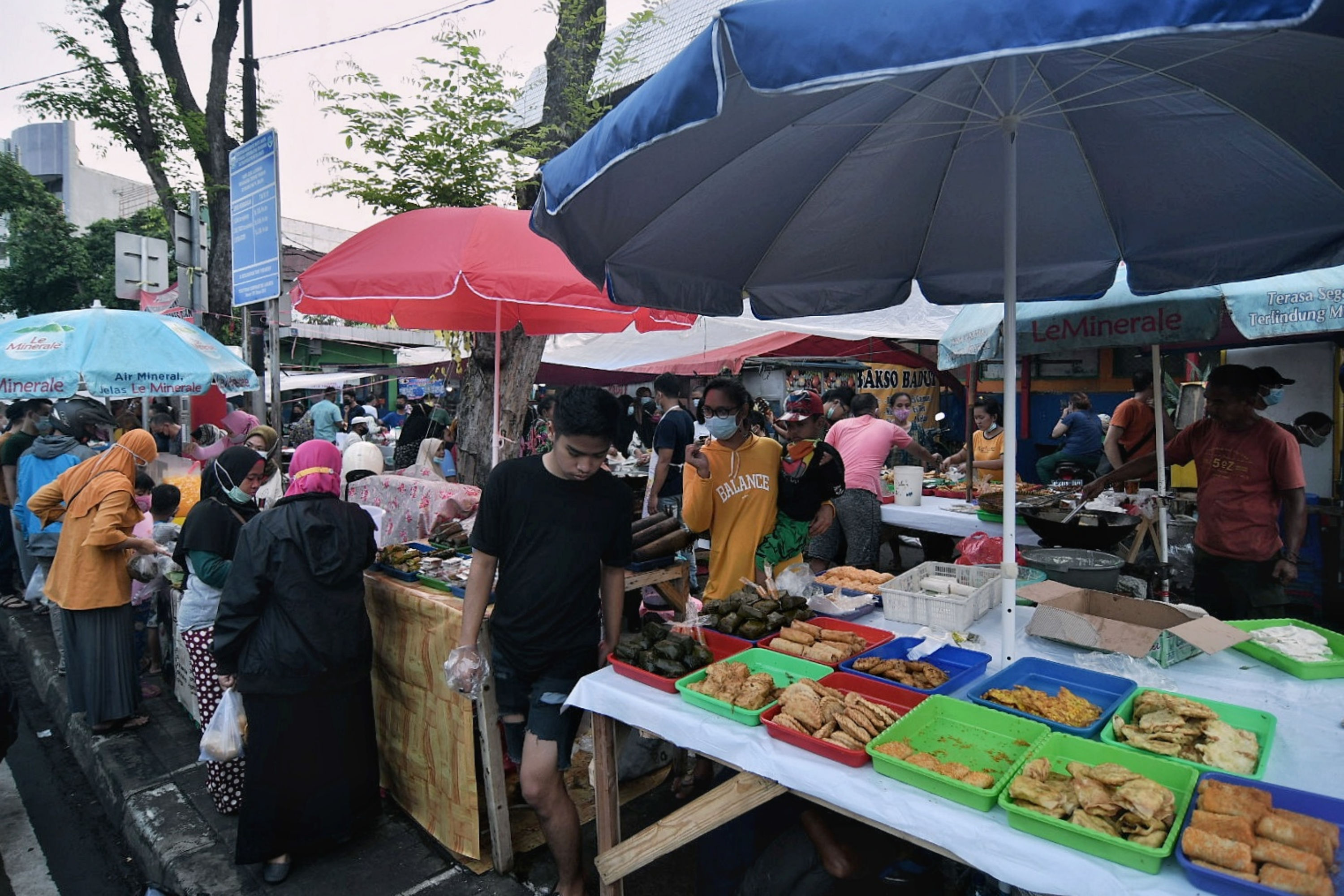 Ilustrasi pasar takjil