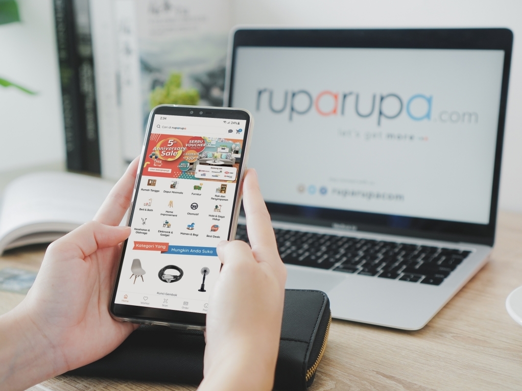 Jalan Lima Tahun, Ruparupa.com Layani 500 Ribu Pelanggan