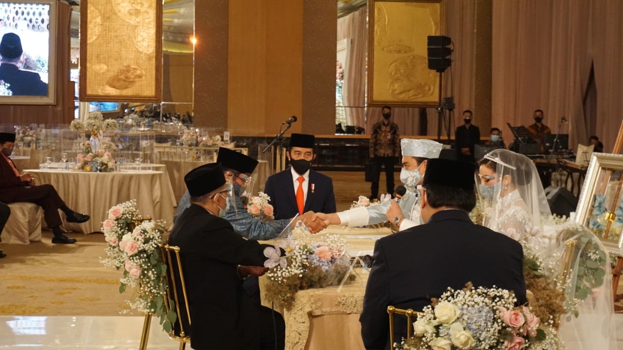 Presiden Joko widodo jadi saksi nikah putri Ketua Fraksi Golkar MPR