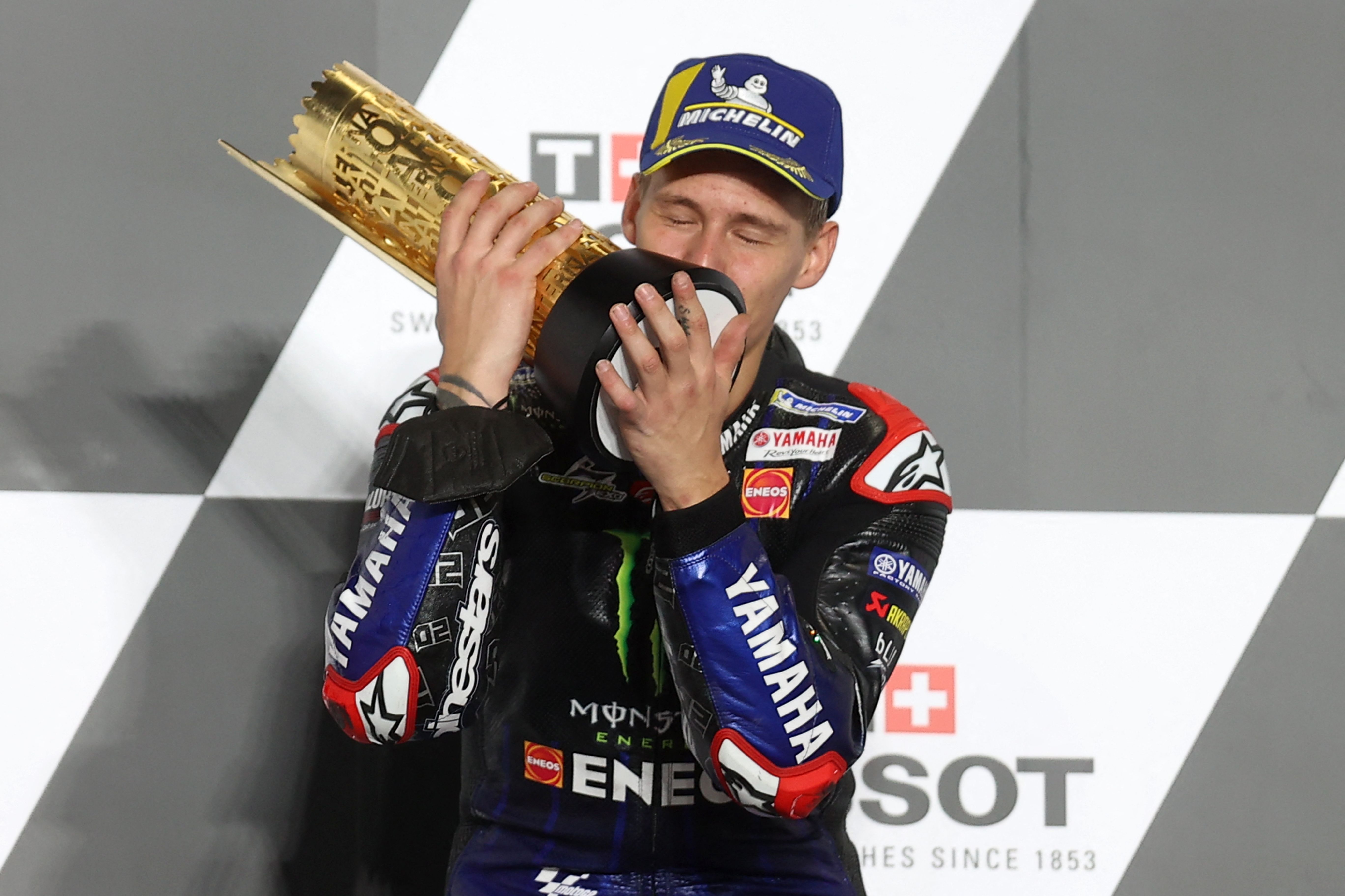 Pembalap Monster Energy Yamaha Fabio Quartararo