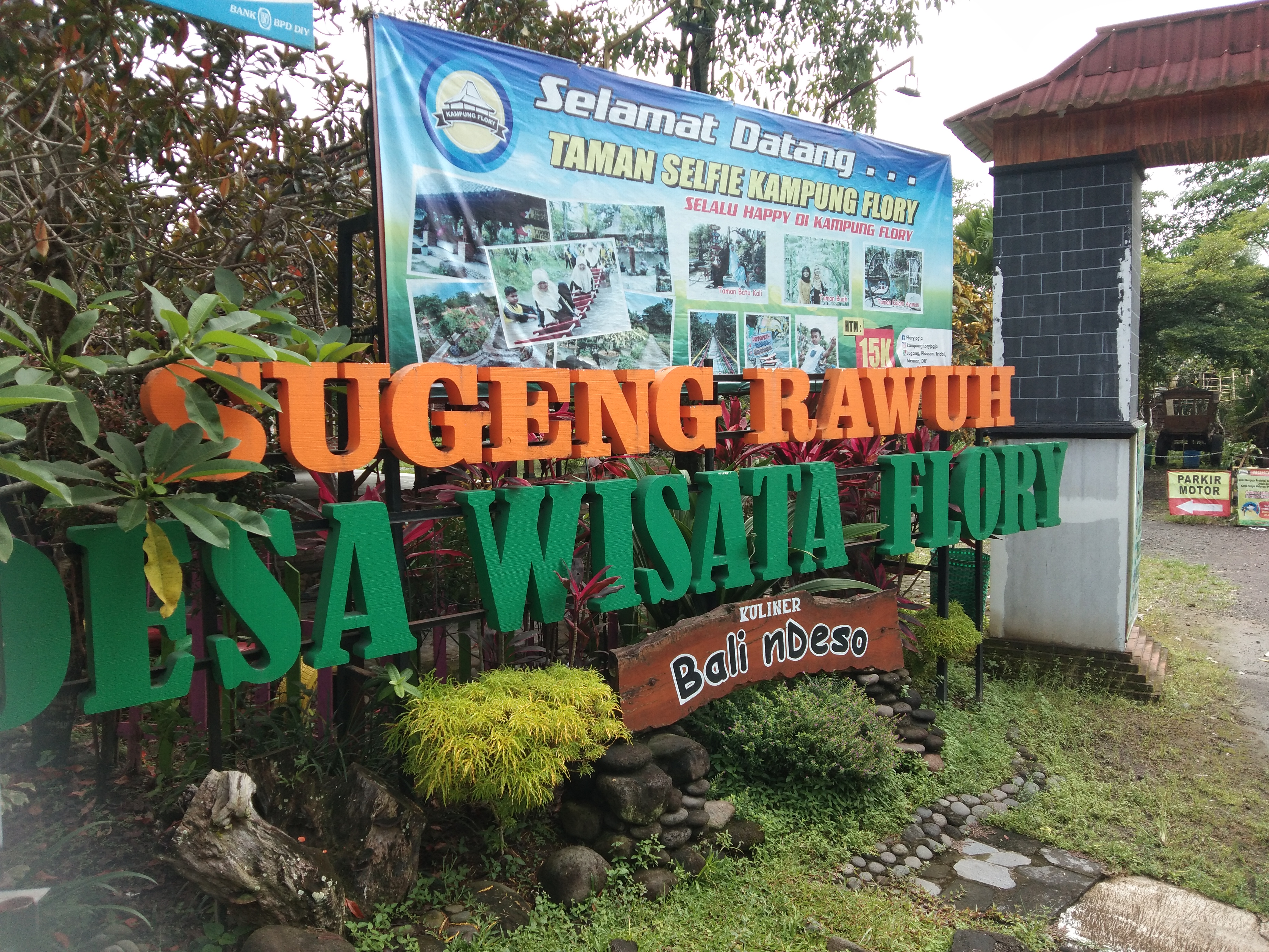 Wisata Kampung Flory Sleman ditutup sementara